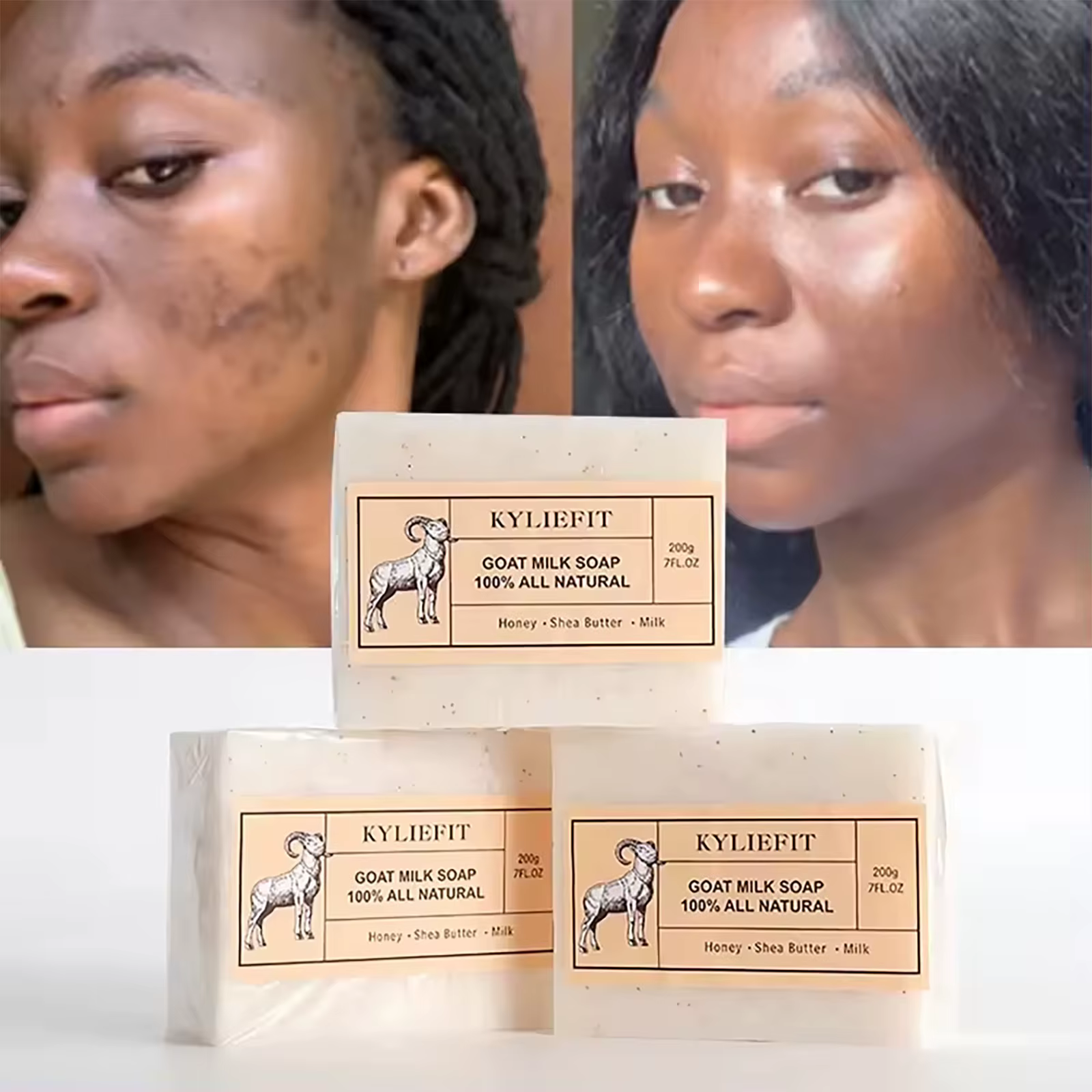 Barre de lait de chèvre bio pour tous les types de peau