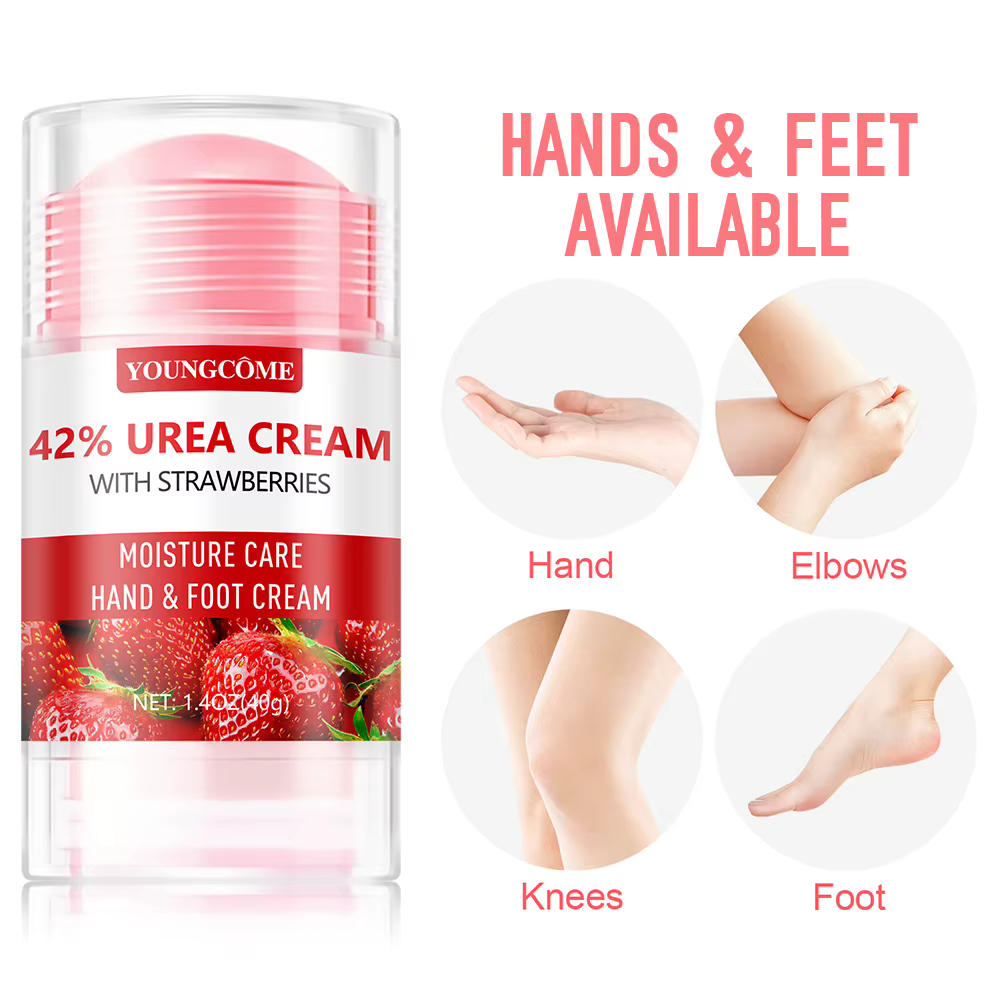 Crème contre l'urée, fraise