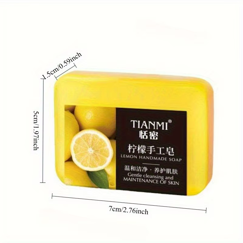 Savon fait main au citron 2 pièces