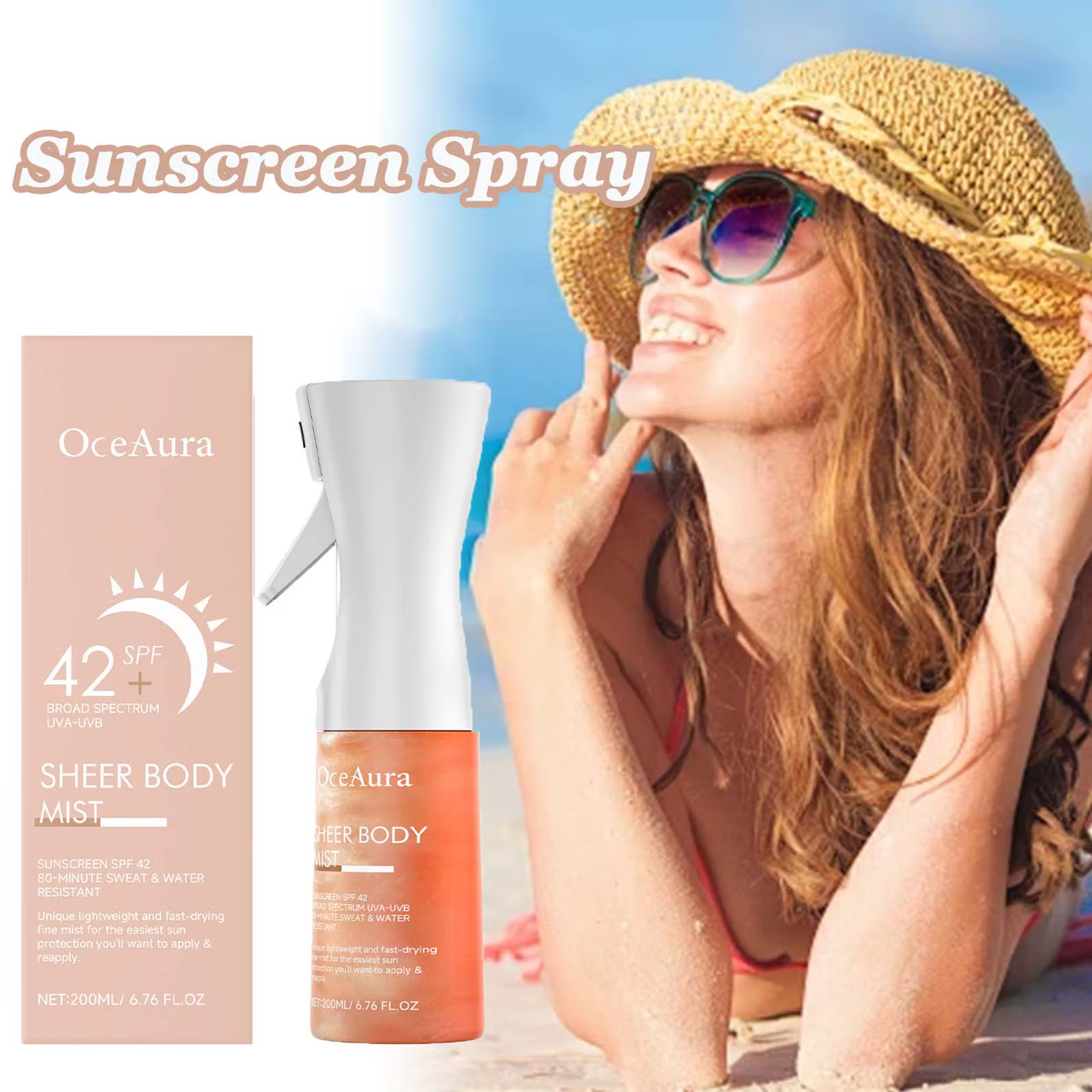 Spray de protection solaire pour le visage