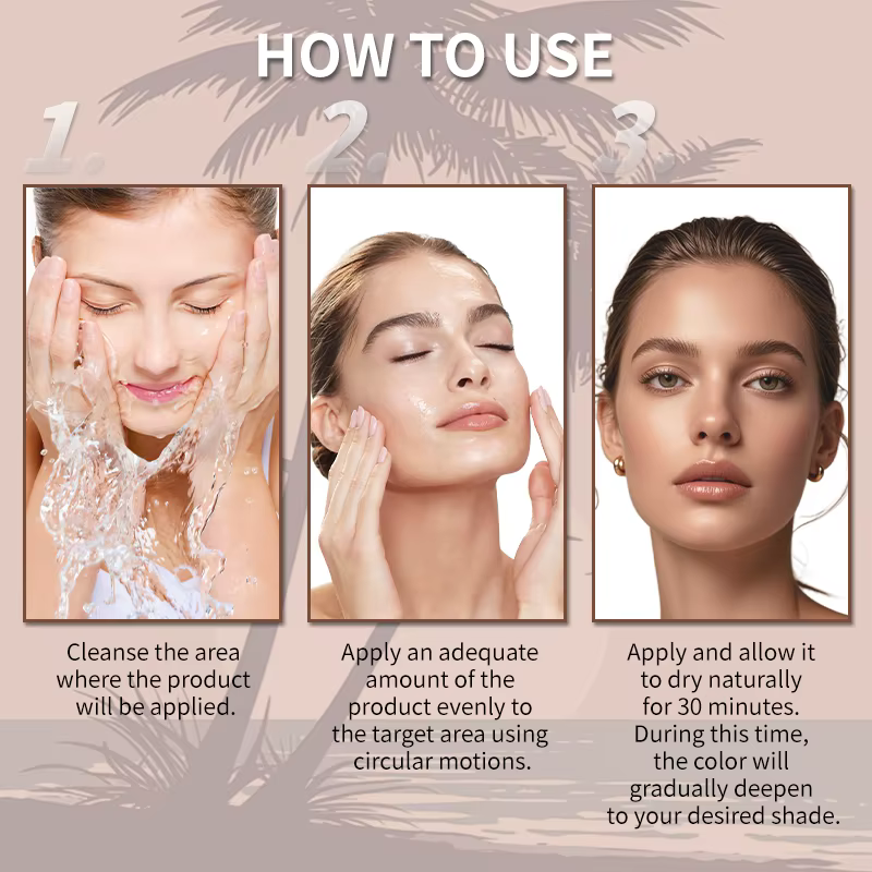 Gouttes autobronzantes 30 ml pour un éclat instantané et un bronzage du visage et du corps
