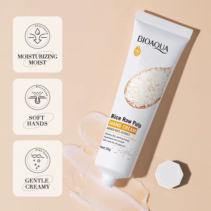1/2/3/5 pièces BIOAQUA riz blanc crème pour les mains