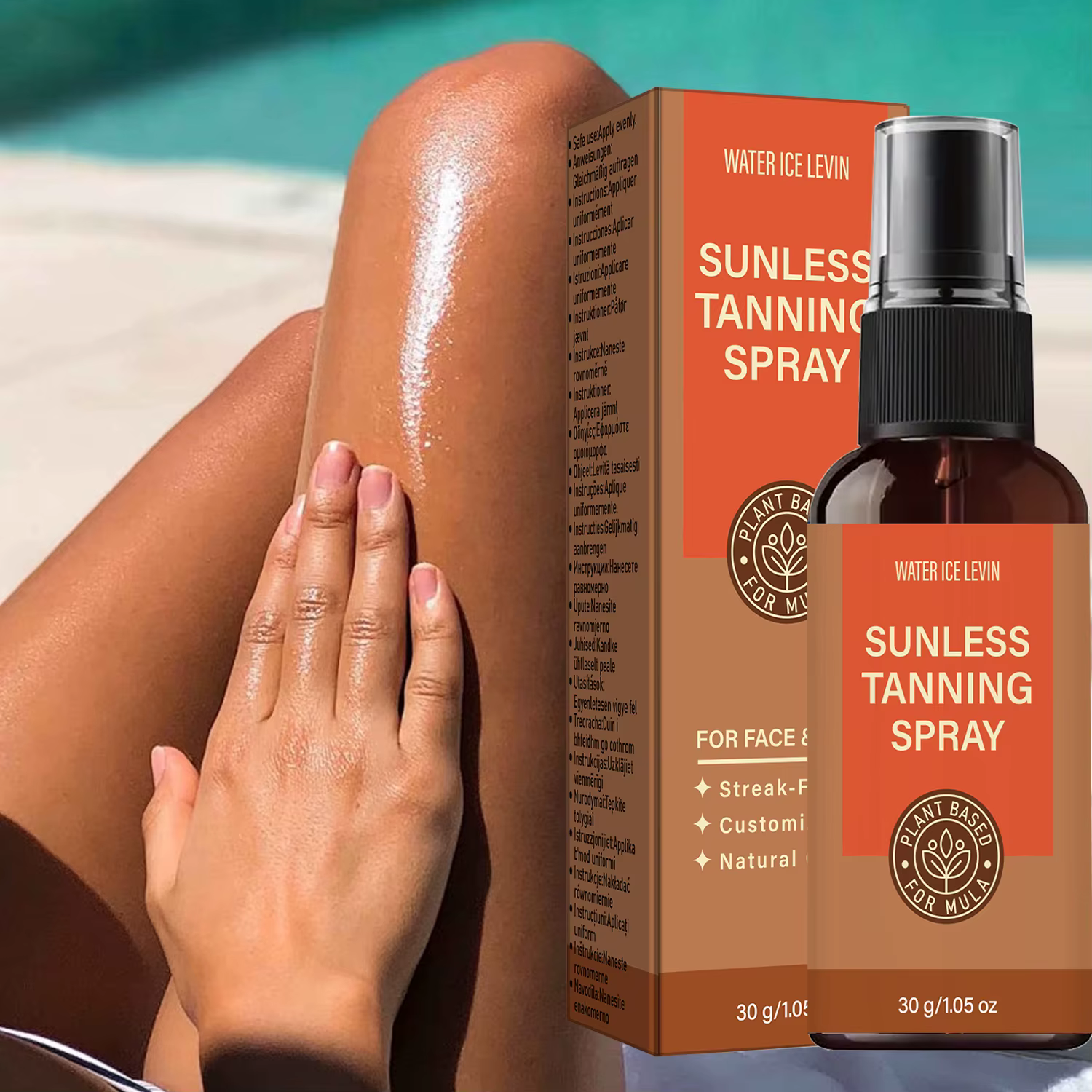 WATER ICE LEVIN Spray Autobronzant Sans Soleil
