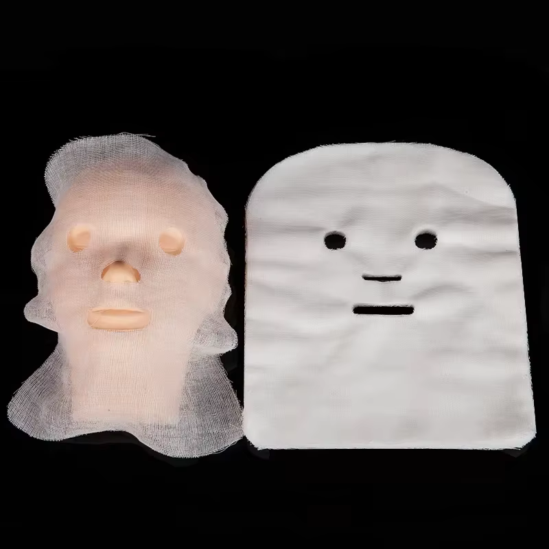 100 pièces jetables gaze douce Salon de beauté appliquer masque doux ultra-mince coton naturel patchs de soins des yeux