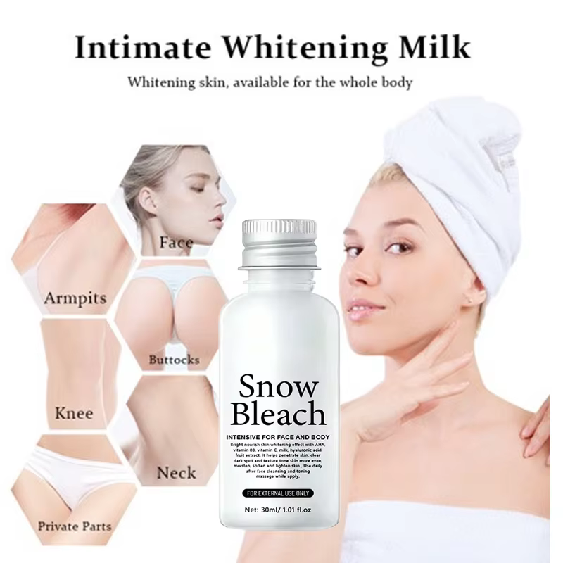 Crème blanchissante pour le corps