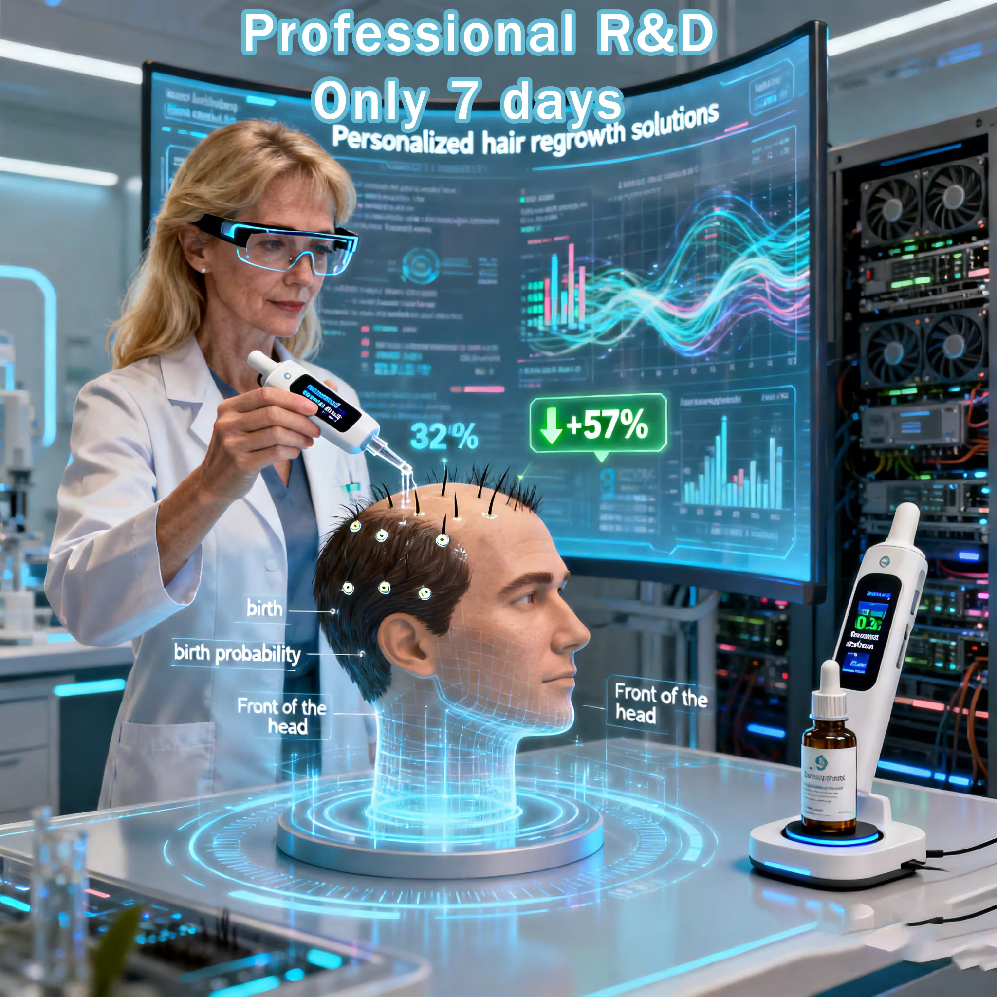 Outil de Soin Quotidien Professionnel R&D 2026 Génération 3 pour le Cuir Chevelu : Nourrissant