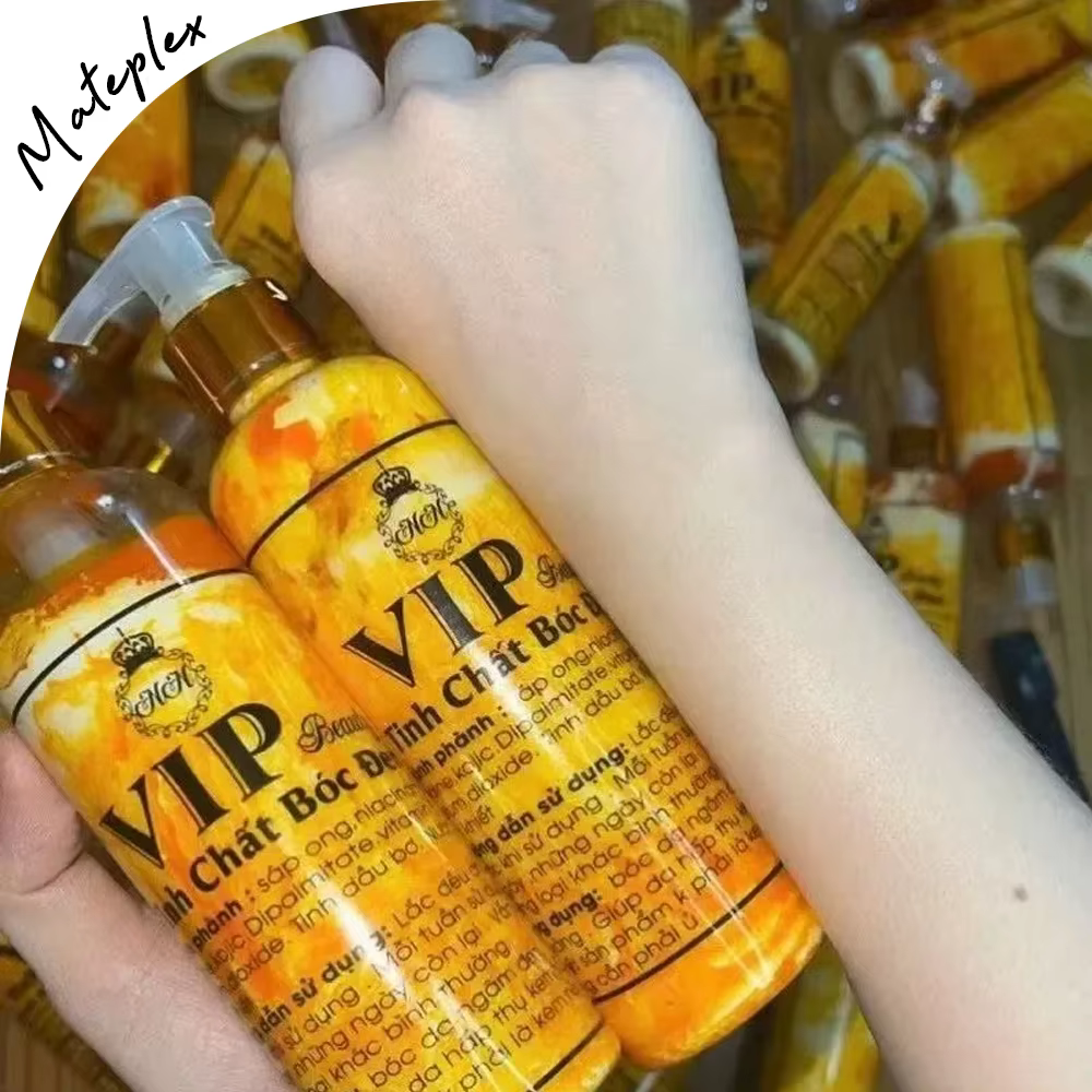 Kem body Tinh cht bc en VIP bouteille éclaircissante corps en profondeur hydratant apaisant