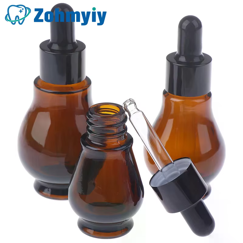 Flacons compte-gouttes vides en verre marron de 10/20/30ml