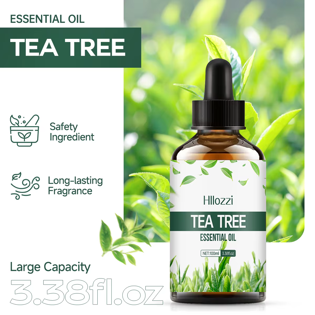 L'huile essentielle d'arbre à thé convient aux soins de la peau