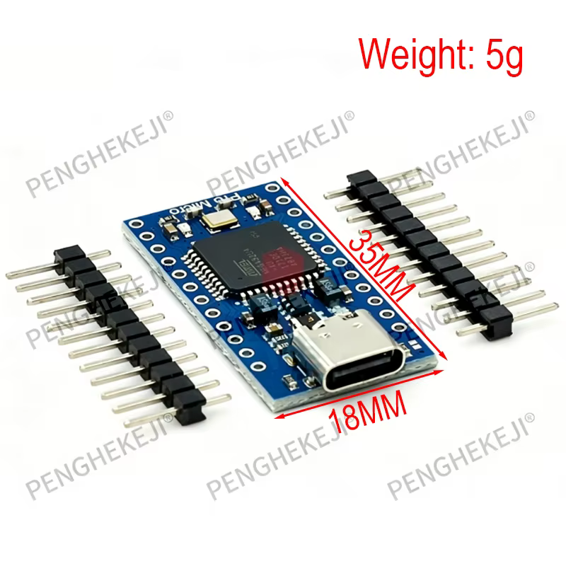 Pro Micro utilise le programme de mise à jour USB Atmega32U4 5V/16M pour carte de développement MCU