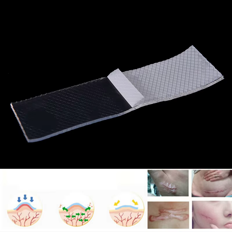 1 pièce Patch cicatrisant en gel de silicone réutilisable pour la réparation cutanée