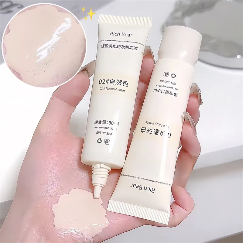 Fond de teint liquide hydratant blanc ivoire
