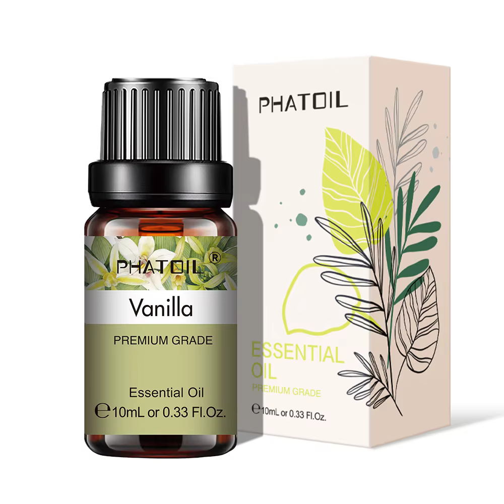 PHATOIL 1PCS Huile essentielle pour diffuseur et fabrication de bougies 10ml Huiles essentielles d'aromathérapie à la