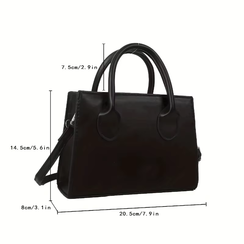 Sac à main carré tendance pour femme, mini sac bandoulière simple, sac à bandoulière minimaliste à poignée supérieure, sac de créateur de couleur unie