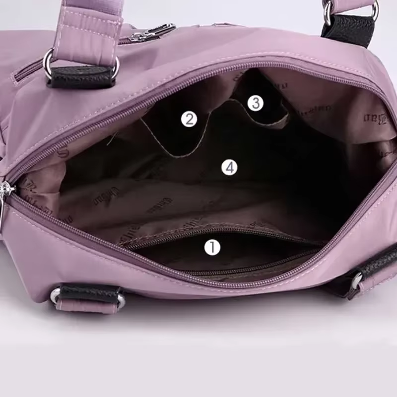 Sac fourre-tout sac à main sac à bandoulière pour femmes en Nylon imperméable grande capacité Shopping sac à bandoulière dames sacs de messager sacs à main