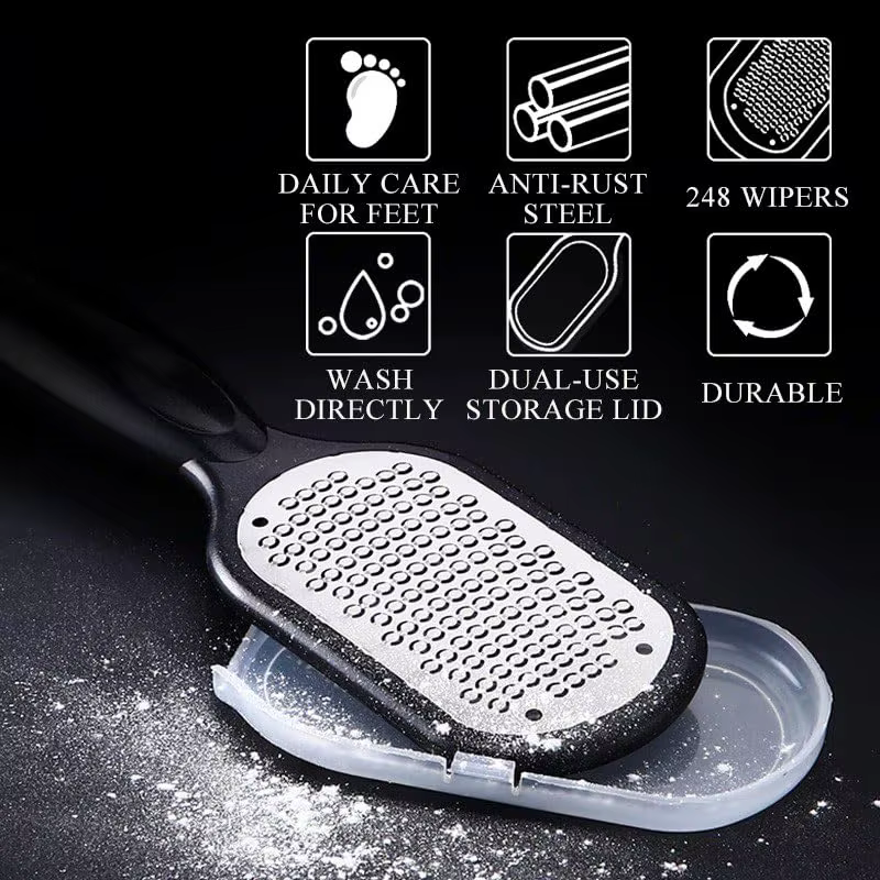 Dissolvant professionnel de callosités en acier inoxydable