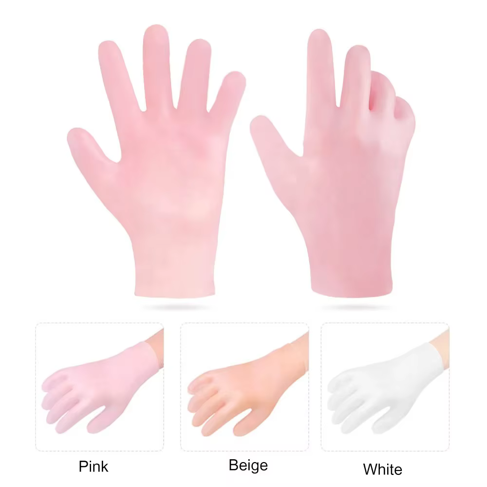Gants de traitement des mains en silicone – Thérapie réutilisable de verrouillage de l'humidité pour une hydratation