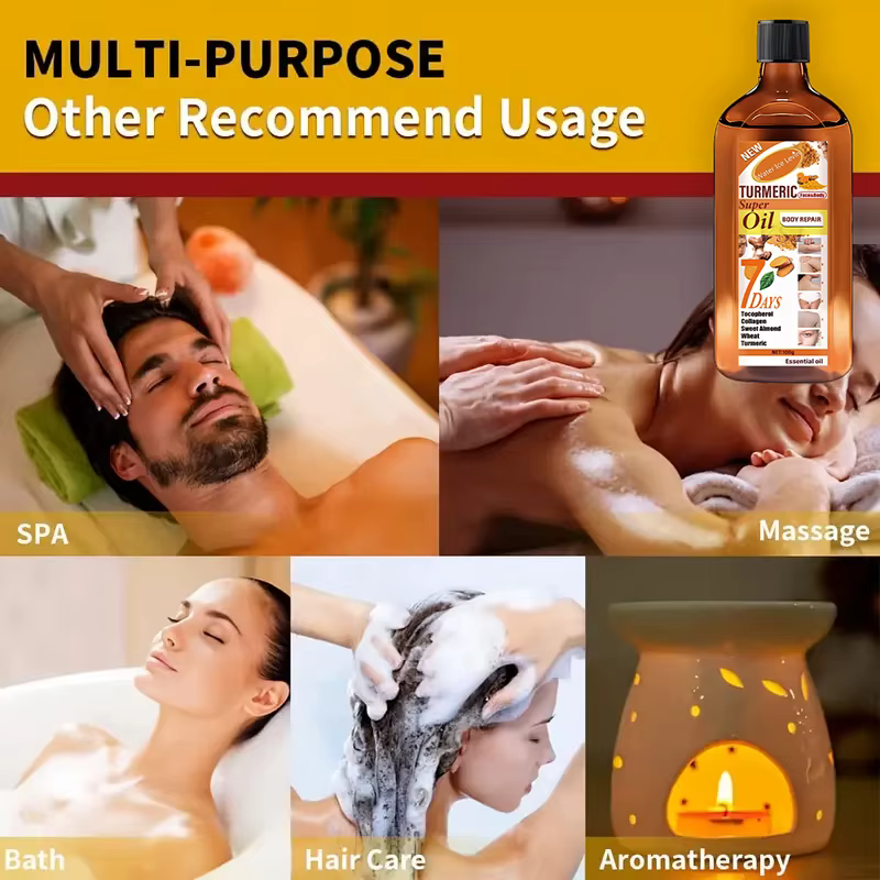 Huile de massage à l'huile essentielle de gingembre
