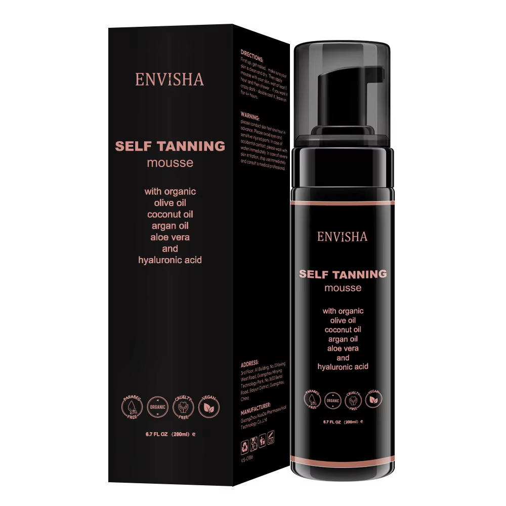Envsha – Mousse autobronzante pour le visage