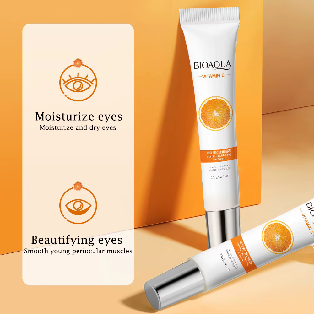 BIOAQUA vitamine C crème pour les yeux sous