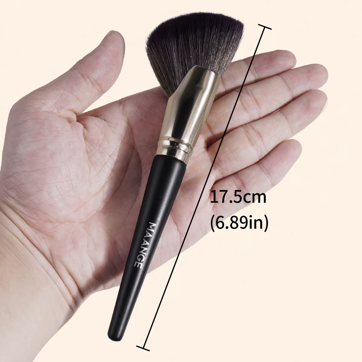 MAANGE Pinceau de maquillage coudé