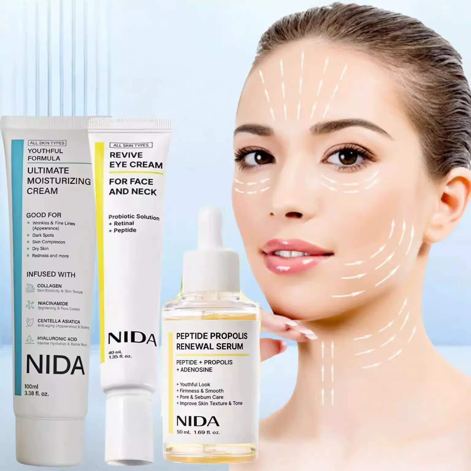 Crème hydratante ultime NIDA au rétinol