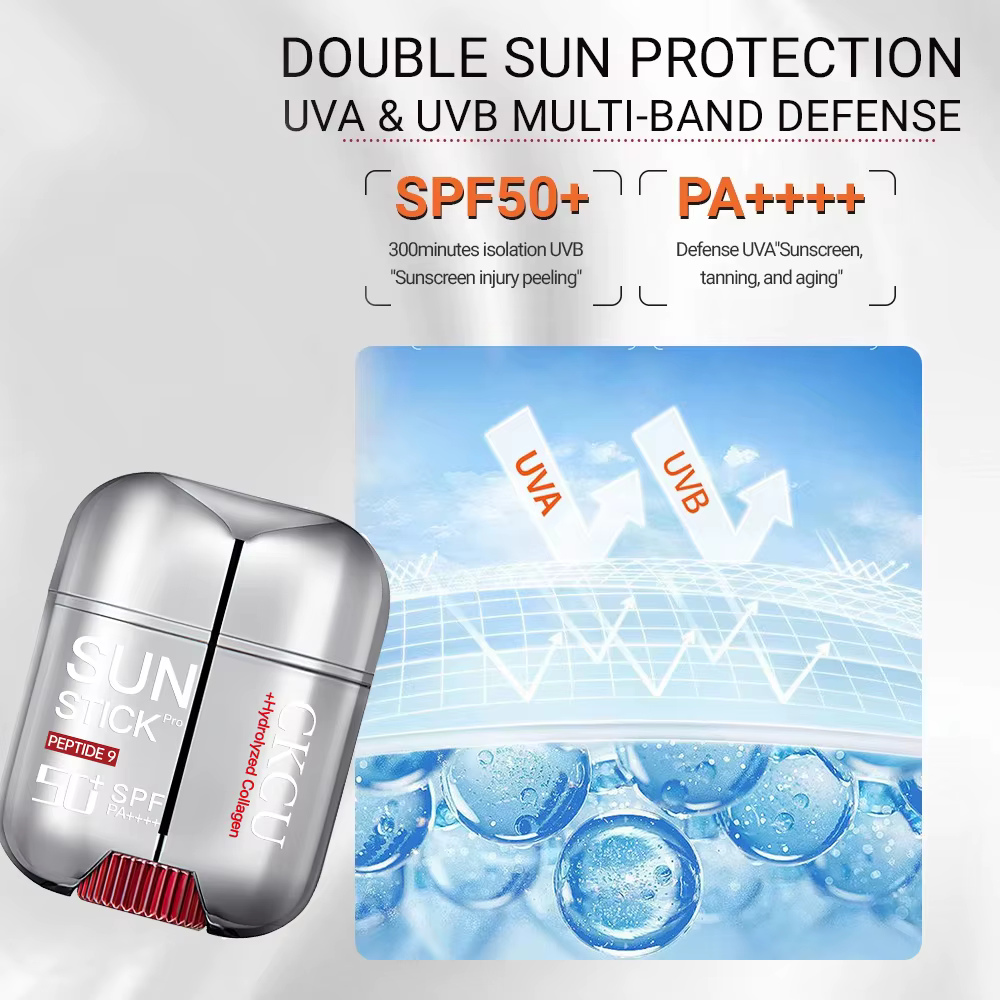 Crème solaire mate isolante anti-UV