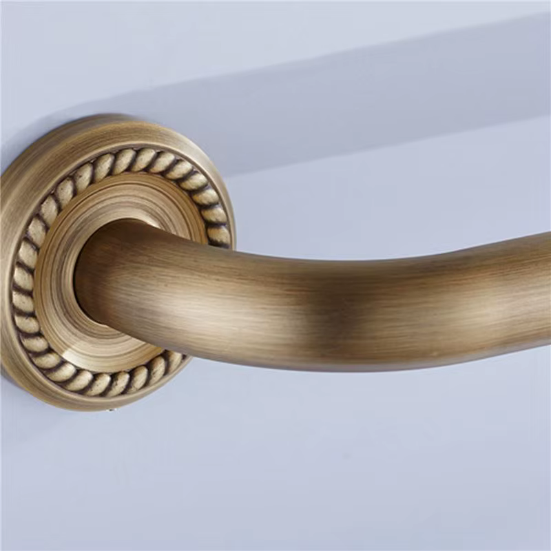 2X Barre d'appui pour baignoire en laiton antique