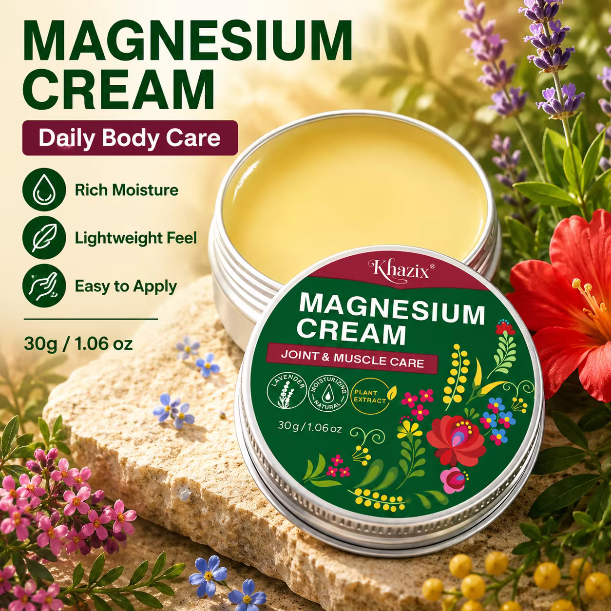 Crème au magnésium 30g