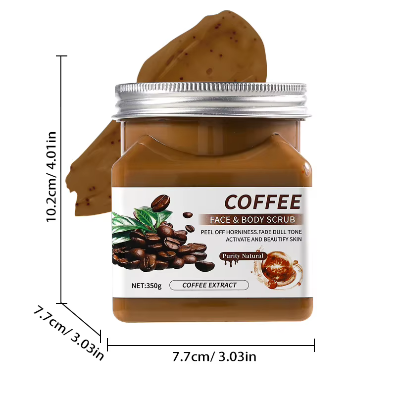 Gommage exfoliant corporel 350g pour peaux mortes et kératose Pilaris