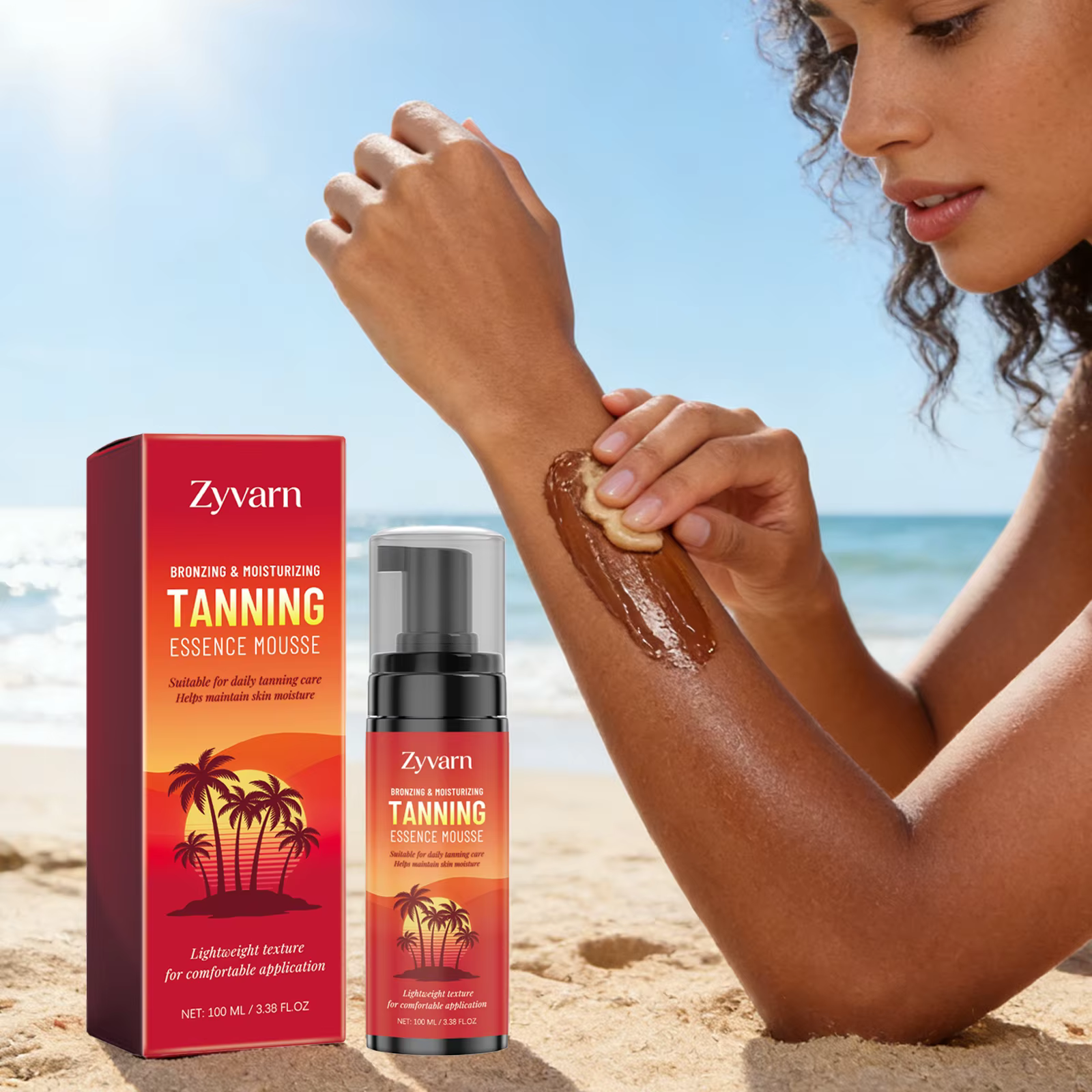 Mousse autobronzante instantanée