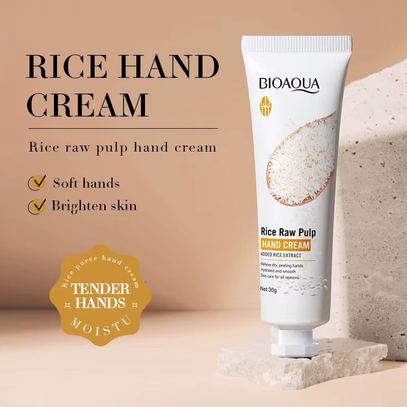 1/2/3/5 pièces BIOAQUA riz blanc crème pour les mains