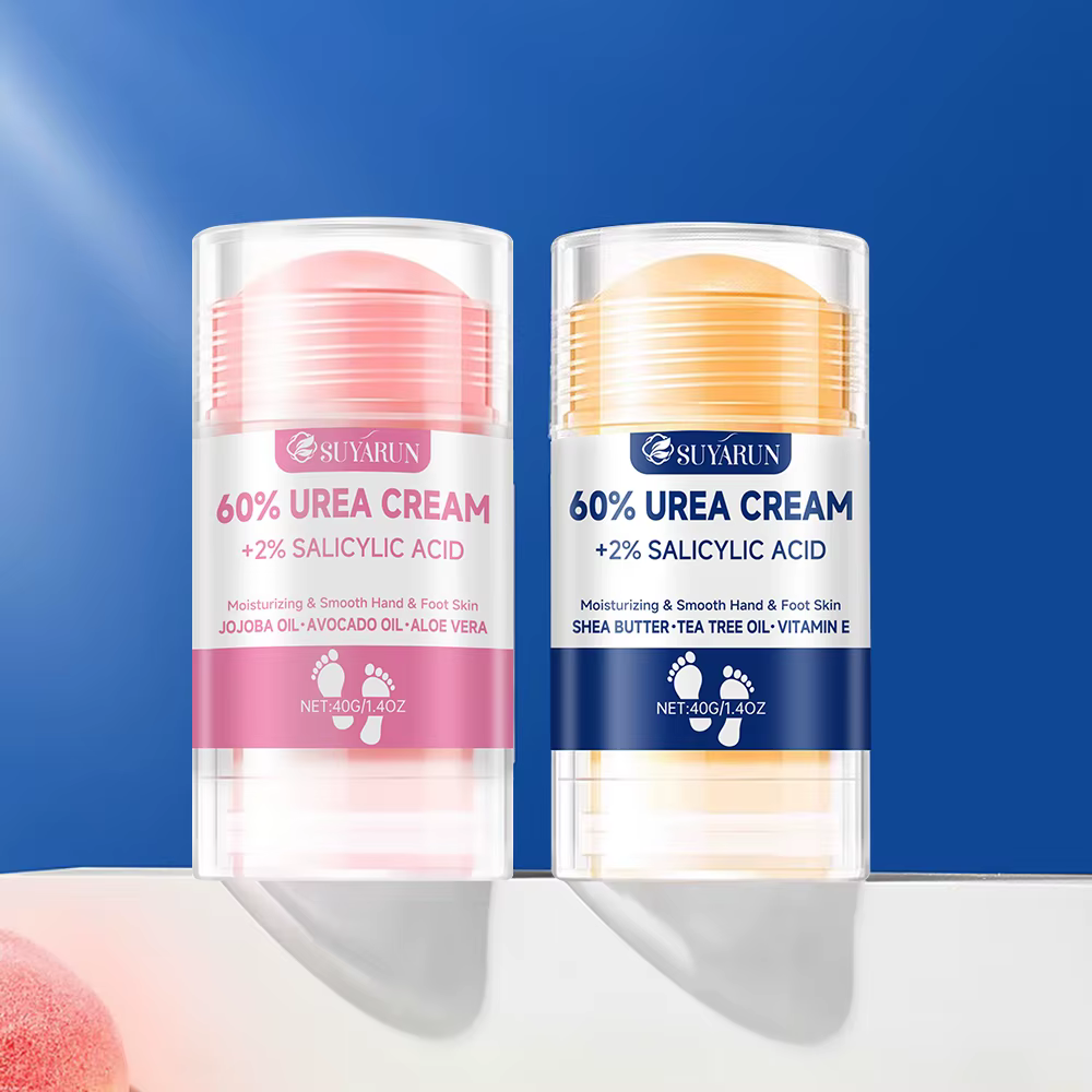 SUYARUN Bâton de crème pour les pieds à l'urée 60 % – Hydratant et exfoliant