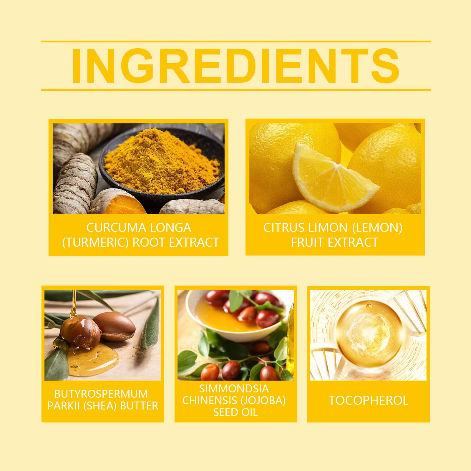 Baume à lèvres citron gingembre curcuma mélanine foncée enlever masque brillant huile exfoliant propre améliorer la