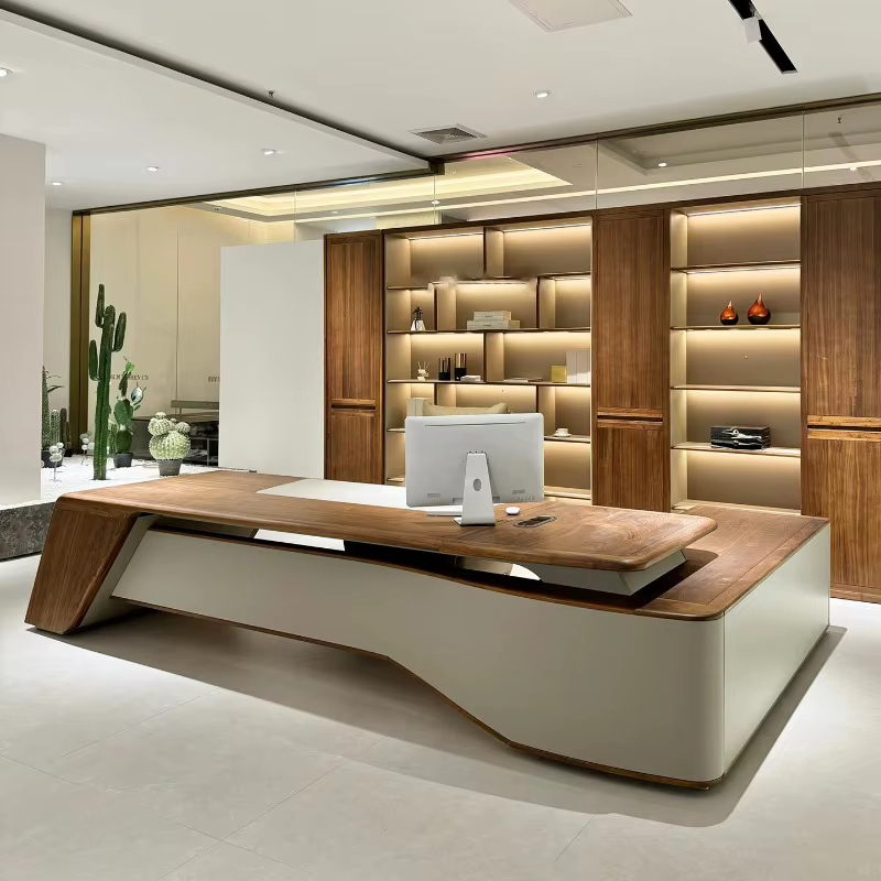 Bureau de mode en bois Simple créatif pas cher intérieur grande taille Bureau économiser de l'espace Meuble Bureau meubles de Style chinois