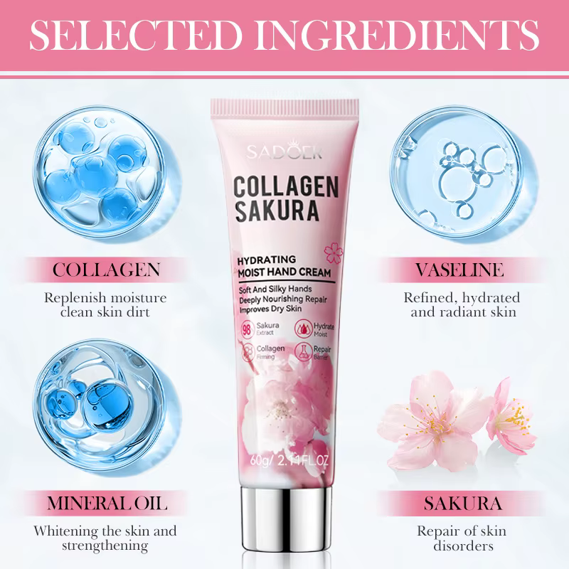 SADOER Sakura collagène crème pour les mains