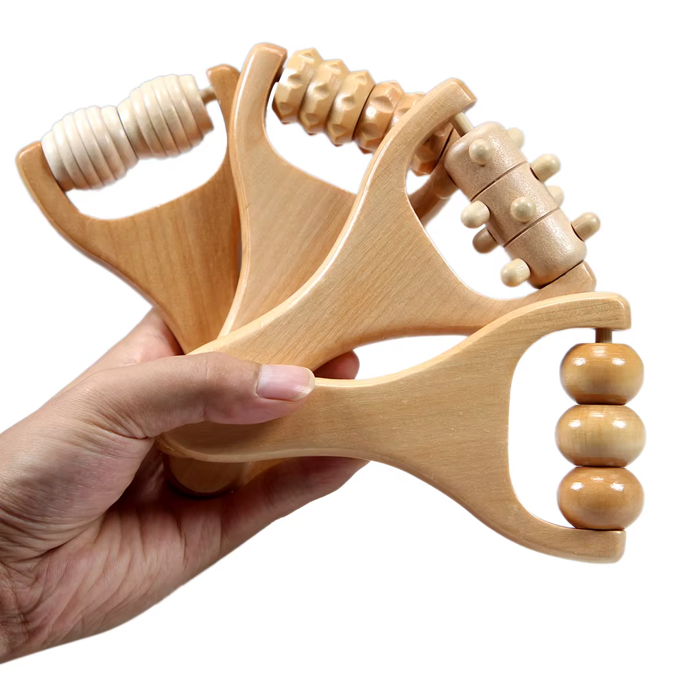 Rouleau de Massage en bois 1 pièce