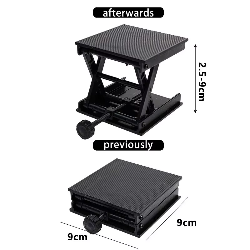 Support de levage pour machines à graver sur bois, tables élévatrices en plastique, plate-forme de Construction, expérience, Support horizontal