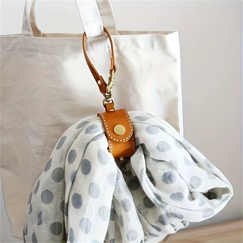 Sangle porte-gant en cuir Vintage avec fermoir, porte-serviettes en cuir pour sac à main, sangle pour chapeau, Camping en plein air pour femmes