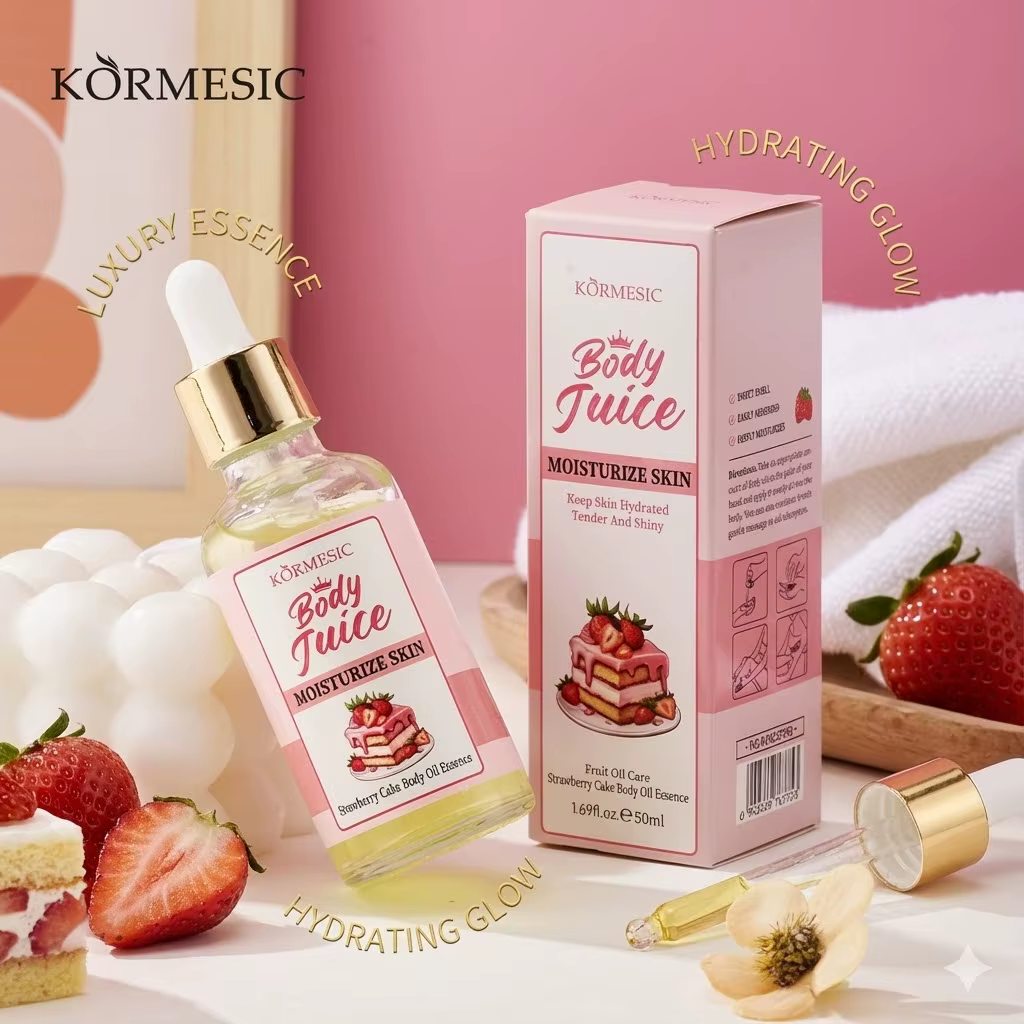 KORMESIC Huile corporelle gâteau aux fraises - Hydratant