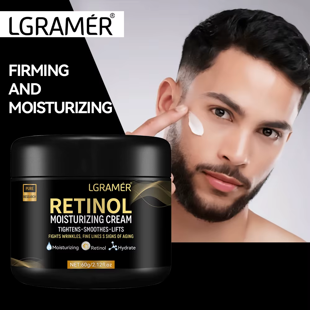 Crème hydratante pour le visage au rétinol pour hommes