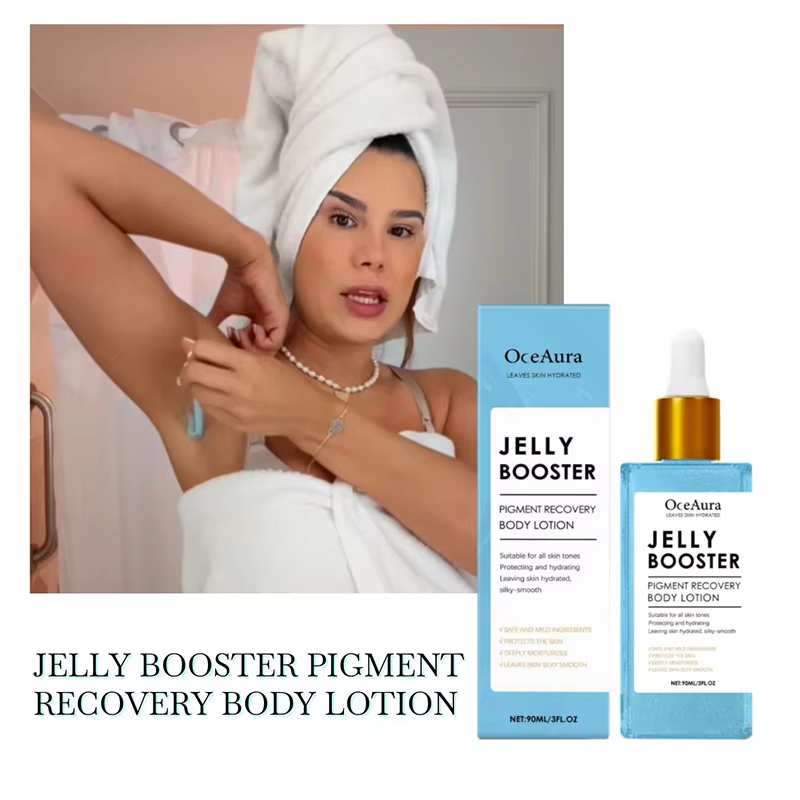 Lotion pour le corps de récupération de pigments de Booster de gelée