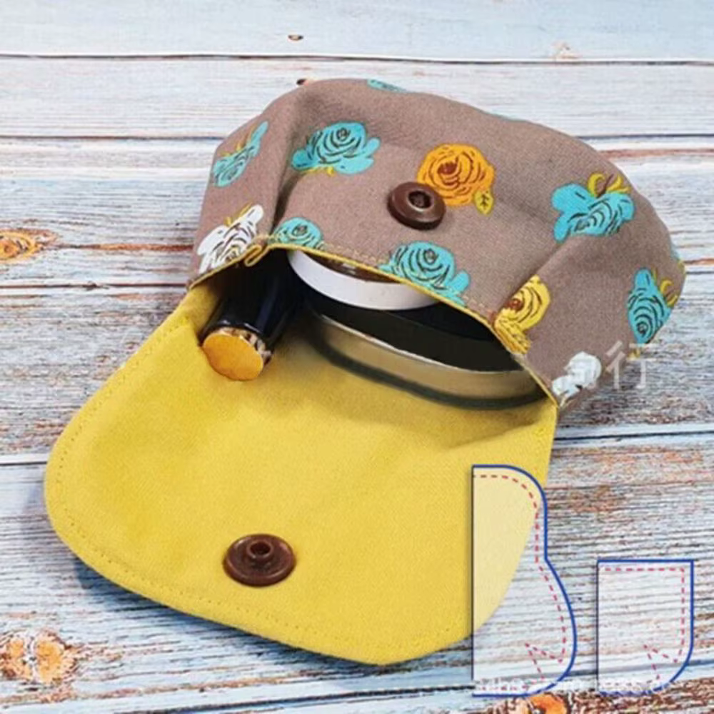 Ensemble de poudres mignonnes sans fermeture éclair, règle de coupe, accessoires d'outils de courtepointe faits à la main, bricolage