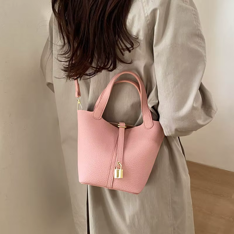Nouveau style transfrontalier : Sac seau simple pour femme, sac bandoulière pour trajets quotidiens, sac de maman, sac à main de loisirs