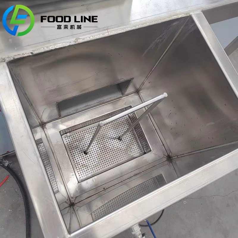 Friteuse électrique industrielle ronde à gaz, pour maïs, beignets, haricots à pain, Machine continue pour la fabrication de pommes de terre et de frites