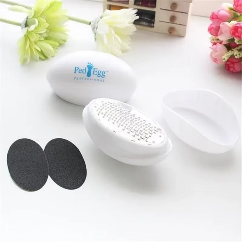 Lime de pédicure naren forme d'œuf pour les soins des pieds
