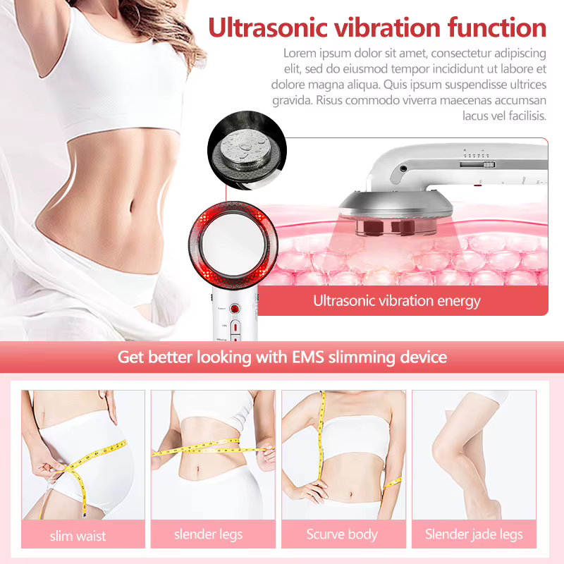 Masseur corporel ultrasonique infrarouge 3 en 1 EMS, réduction du visage, Anti-Cellulite, brûleur de graisse, perte de poids, Machine amincissante à infrarouge