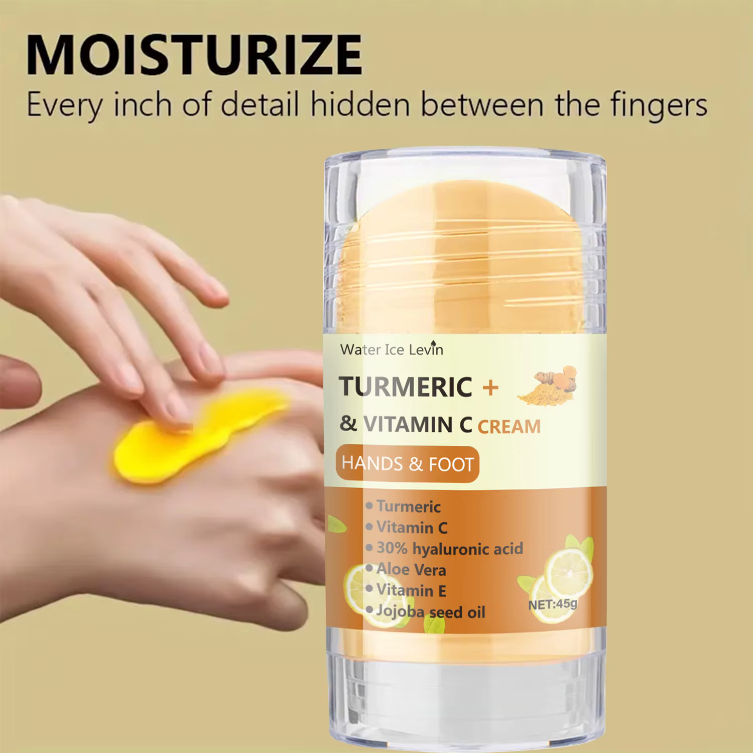Crème Mains et Pieds au Curcuma et Vitamine C