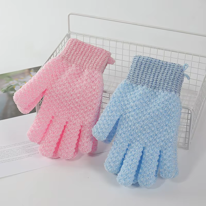 Gants de gIslande extensibles pour la douche et le bain