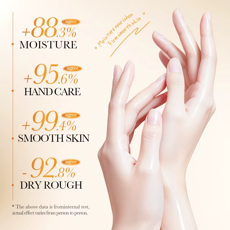5 paires de masques pour les mains au lait et au miel SADOER